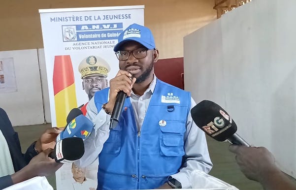 Kankan : Le DG de l’ANVJ, Macka Baldé, lance la campagne nationale de vulgarisation de la Loi et de la Politique sur le Volontariat Jeune